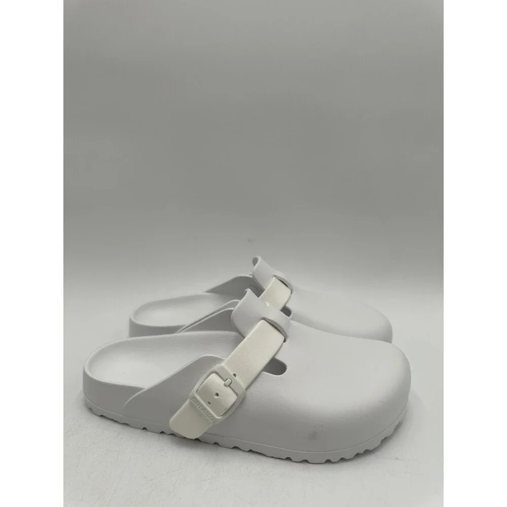 Birkenstock Boston EVAS NEW Men's Regular Fit Sandal Color White Multiple Sizes